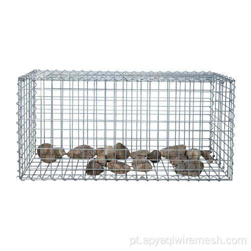 Galvanizado Solded Gabion Basket Stone Gabion Muro de contenção